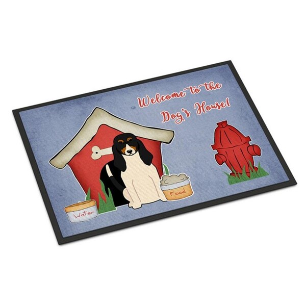 Carolines Treasures Dog House Collection Swiss Hound Indoor or Outdoor Mat, 18 x 0.25 x 27 in. BB2798MAT - main